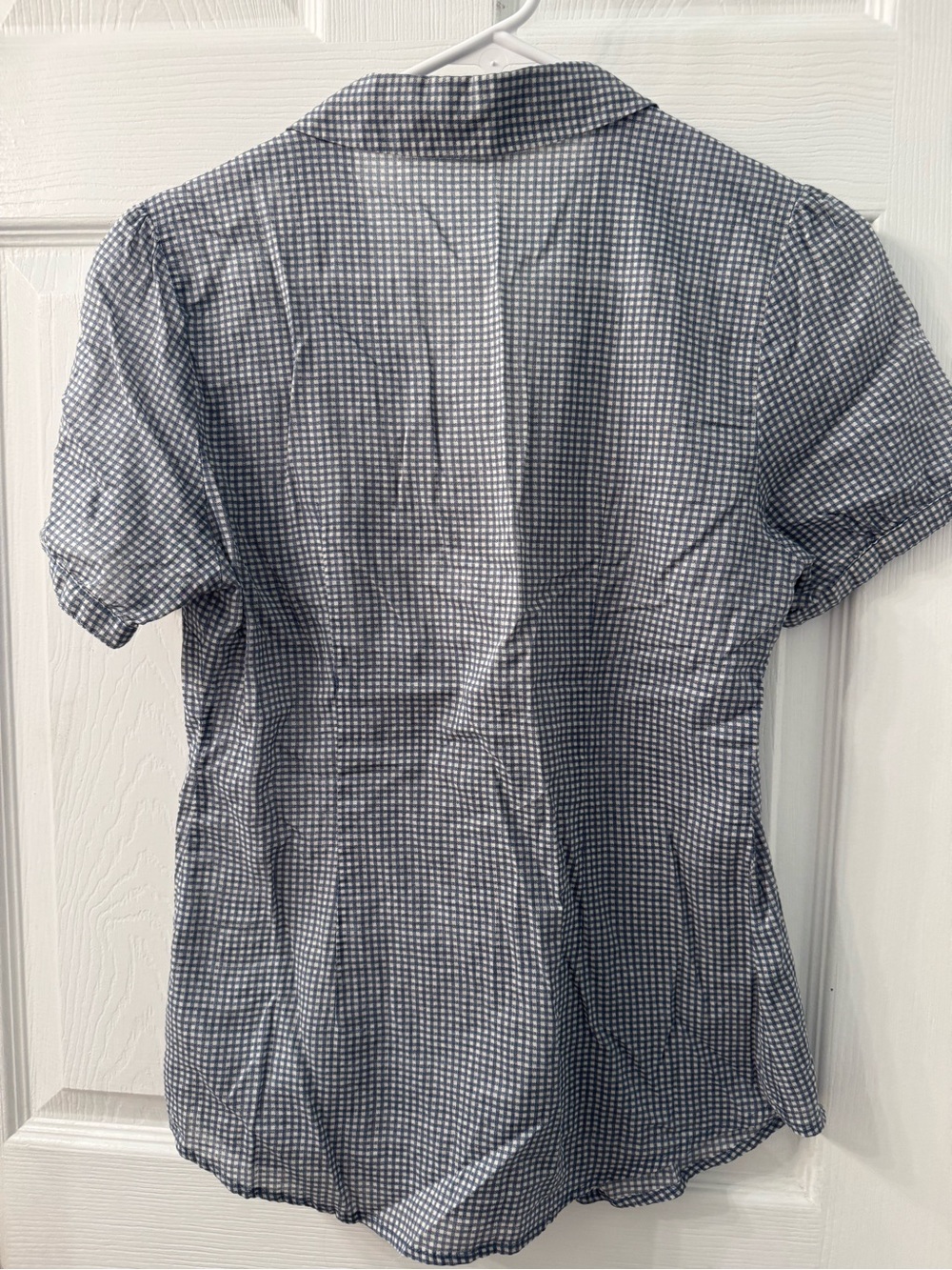 Kimchi Blue Blue and White Gingham Top - Picture 3 of 3